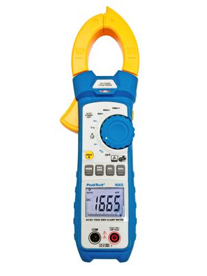 Current Clamp Meter, TRMS, 60MOhm, 10MHz, LCD, 1kA