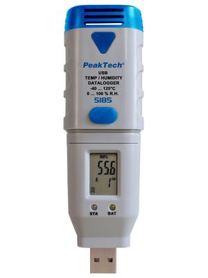 USB Datalogger, 2 Channels, USB, 32000 Measurements