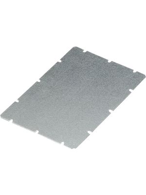 Mounting Plate 250x1.5x175mm Galvanised Sheet Steel Metallic