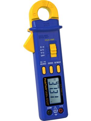 TrueRMS Clamp Meter, TRMS, 40MOhm, LCD, 300A