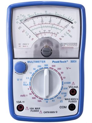 Analogue Multimeter 200MOhm 10A DC