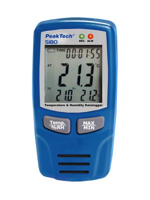 USB Datalogger, 2 Channels, USB, 67000 Measurements