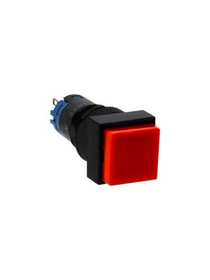 Pushbutton Switch Momentary Function 2CO Panel Mount Red