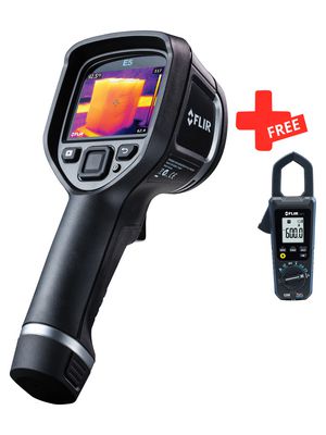 FLIR E5-XT WIFI Thermal Imaging Camera + Free CM72 Current Clamp Meter, -20 ... 400°C, 9Hz, IP54