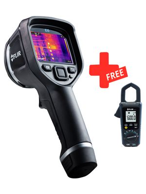 FLIR E6-XT WIFI Thermal Imaging Camera + Free CM72 Current Clamp Meter, -20 ... 550°C, 9Hz, IP54