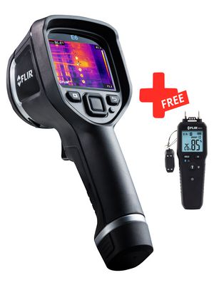 FLIR E6-XT WIFI Thermal Imaging Camera + Free MR55 Pin Moisture Meter with Bluetooth, -20 ... 550°C, 9Hz, IP54