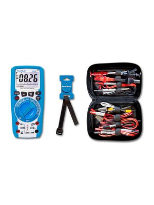 Peaktech 3443 Digital Multimeter and Test Accessory Kit + FREE Magnetic Strap 6 V ... 1 kV