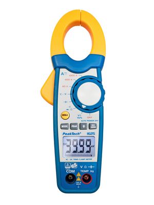 Current Clamp Meter, TRMS, 40MOhm, 4kHz, Backlit LCD