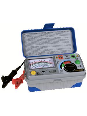 Analogue Insulation Tester, 100 ... 400MOhm, Â±5 %