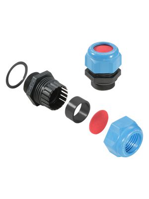 Cable Gland, 19 ... 25mm, M32, Polyamide 6, Blue, ATEX