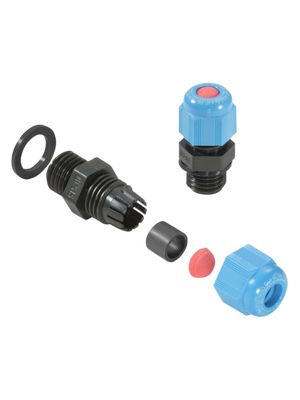 Cable Gland, 4 ... 6.5mm, M12, Polyamide 6, Blue, ATEX