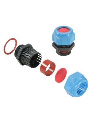 Cable Gland, 16 ... 21mm, M32, Polyamide 6, Blue, ATEX