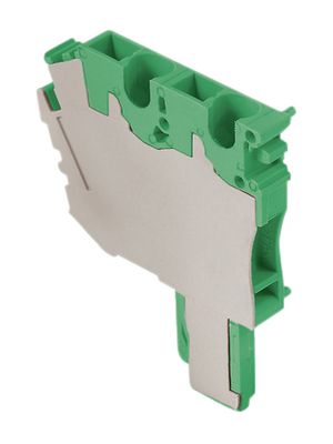 Plug, 500V, 24A, Green, 41 x 36.5mm