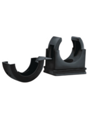 Conduit clip, Polyamide (PA), Black, M5