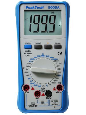 Digital Multimeter, 1kV, 10MHz, 2GOhm