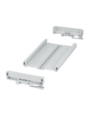 DIN-Rail Enclosure Kit UM-BASIC, 204x40x128mm, PVC