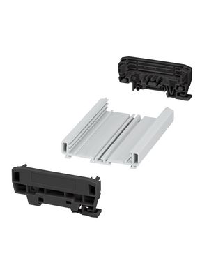 DIN-Rail Enclosure Kit UM-PRO, 124x40x92mm, Polyamide