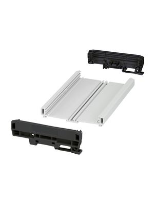 DIN-Rail Enclosure Kit UM-PRO, 184x40x128mm, Polyamide