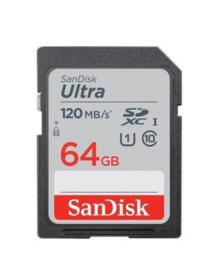 Memory Card, SD, 64GB, 120MB/s, Black