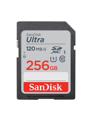 Memory Card, SD, 256GB, 120MB/s, Black