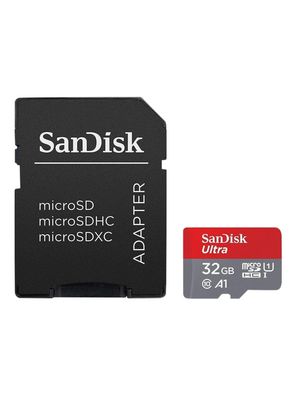 Memory Card, microSD, 32GB, 98MB/s, Grey / Red