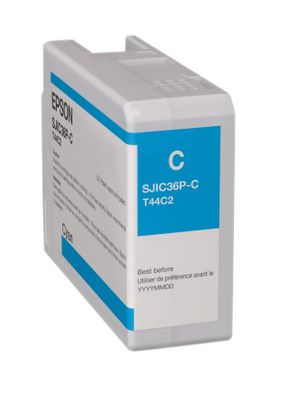 Ink Cartridge, SJIC36P, 1pcs, Cyan