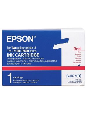 Ink Cartridge, SJIC7, 1pcs, Red