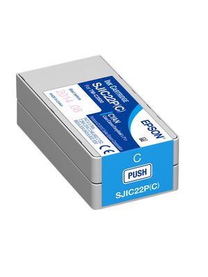 Ink Cartridge, SJIC22P, 1pcs, Cyan