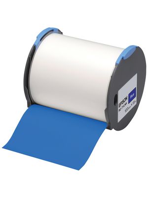 Label Tape, Polypropylene, 100mm x 15m, Blue