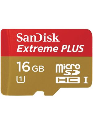 Extreme microSDHC, 16GB, 80MB/s, 30MB/s