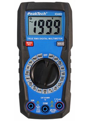 Digital Multimeter, 600V, 2MOhm