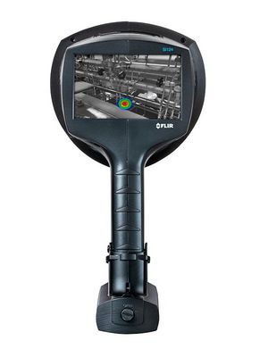 Industrial Acoustic Imaging Camera for Compressed Air Leak Detection with AFFS, Cordless, 2 ... 65kHz, 62 x 49°, 800 x 480