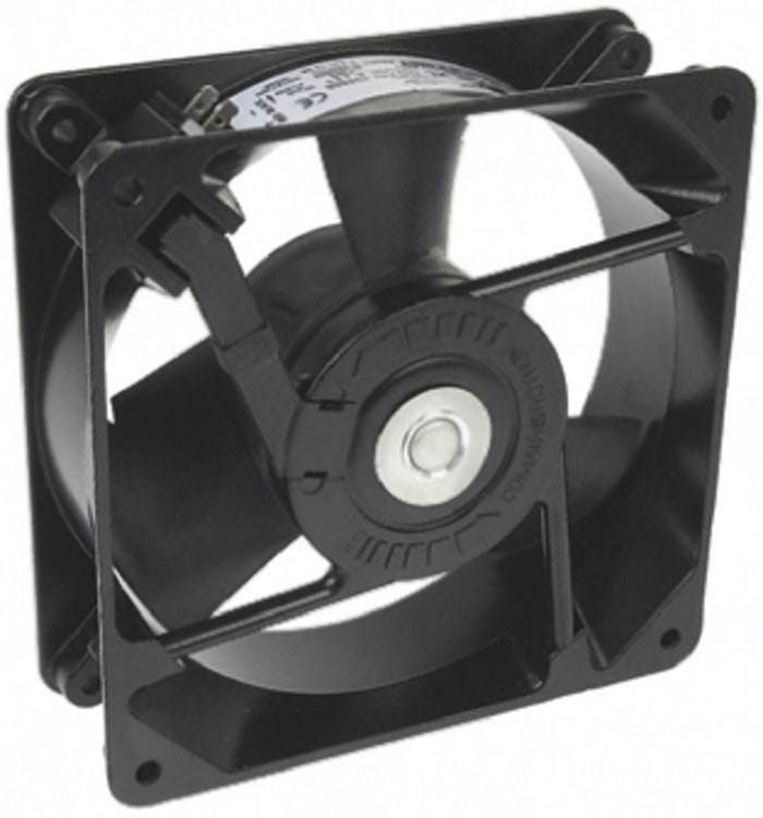 AC Aksiyel Fan, 119,13 x 119,13 x 39,12mm, 184m³/sa, 16W, 230 V ac (Muffin Serisi)