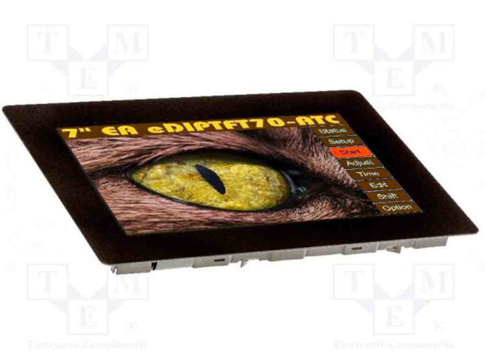 Display Visions EA EVALeDIPTFT70C, Embedded Graphic display 7in TFT Evaluation Board for TFT Displays eDIP-Series