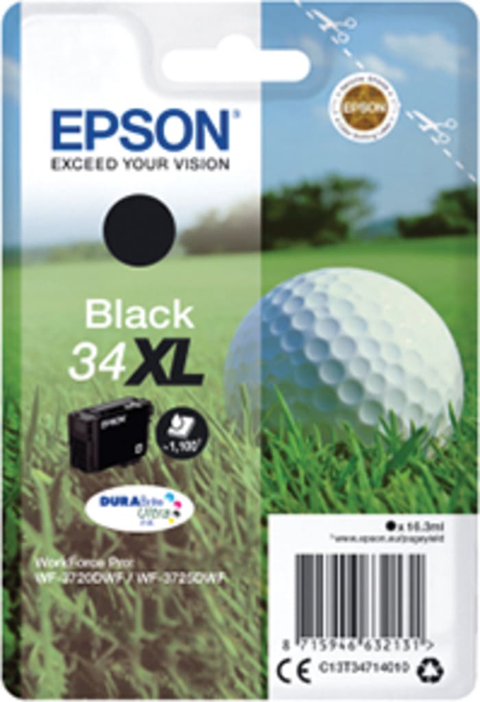 Epson C13T34714010 Black Ink Cartridge