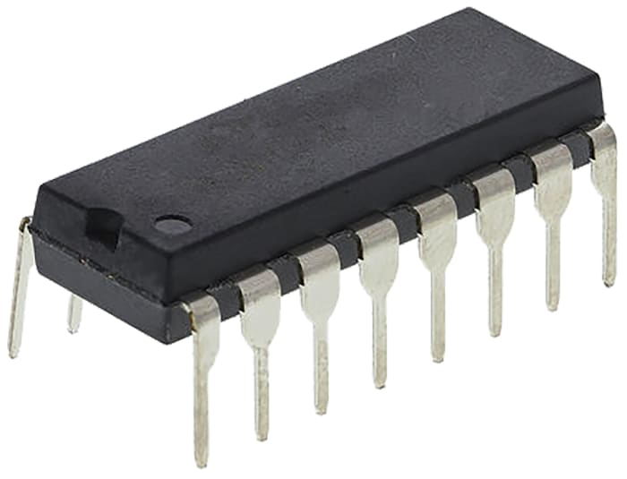 Texas Instruments CD74HC4052EE4 Multiplexer Entegresi, İkili 4:1, Analog Çoklayıcı (MUX), 3 V, 5 V, 16-Pinli PDIP