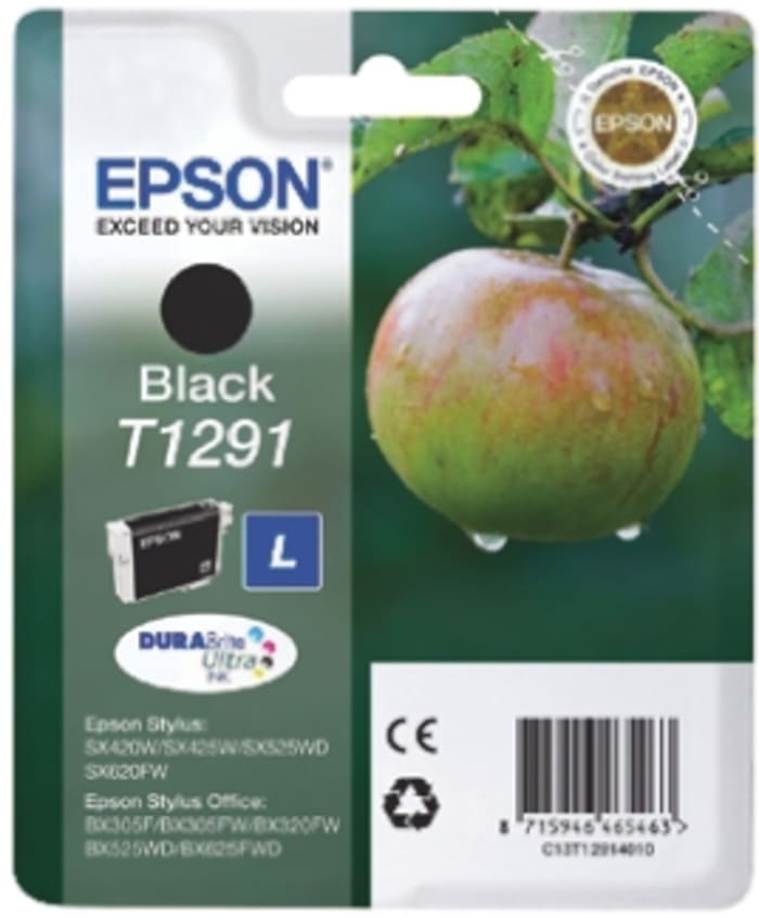 Epson T1291 Mürekkep Kartuşu, Siyah