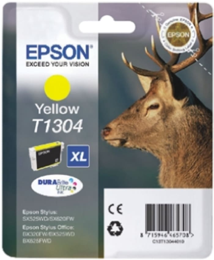 Epson T1304 Mürekkep Kartuşu, Sarı