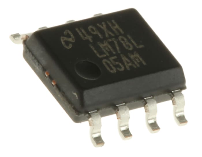 Texas Instruments LM78L05AIM/NOPB, 1 Linear Voltage, Voltage Regulator 100mA, 5 V 8-Pin, SOIC