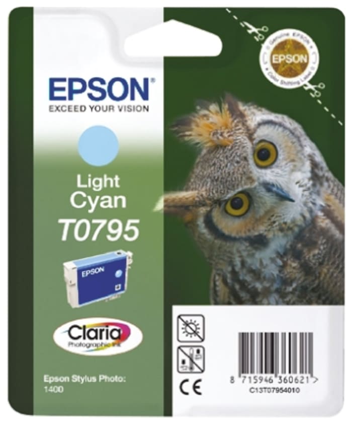 Epson T079 Mürekkep Kartuşu, Açık Cyan