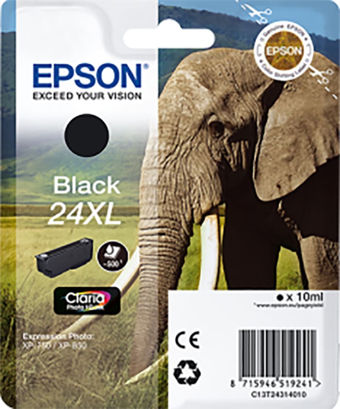 Epson 24XL Mürekkep Kartuşu, Siyah