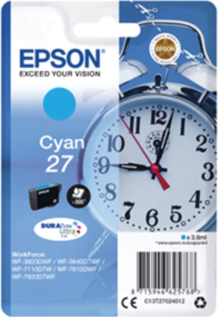 Epson C13T27024012 Cyan Ink Cartridge