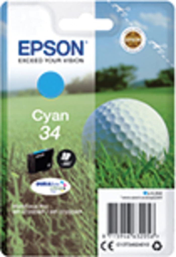 Epson C13T34624010 Blue Ink Cartridge