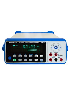 Benchtop Multimeter, TRMS AC, 600Ohm ... 60MOhm