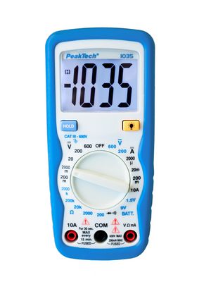 Digital Multimeter, 600V, 2MOhm