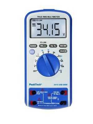 Digital Multimeter, 750V, 400Hz, 60MOhm