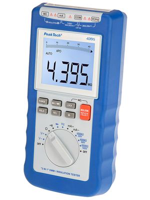 Insulation Tester, 4GOhm ... 4GOhm, Â±5 %