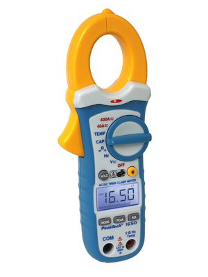 Current Clamp Meter, TRMS, 40MOhm, 100kHz, LCD, 400A