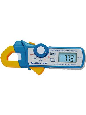 Current clamp meter, LCD