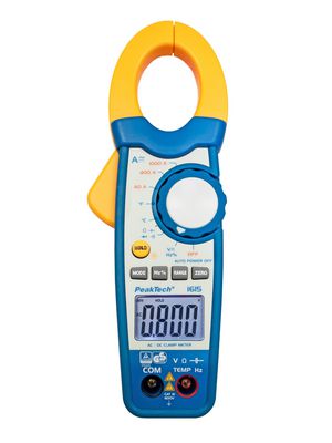 Current Clamp Meter, TRMS, 40MOhm, 10MHz, LCD, 1kA